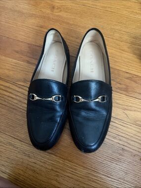 Coach Women’s Haley Leather Bit Loafers
